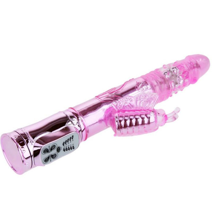 Baile – Oplaadbare vibrator met rotatie en kloppende Butterf stimulator
