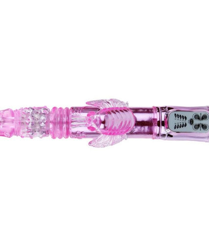 BAILE - RECHARGEABLE VIBRATOR WITH ROTATION AND THROBBING BUTTERF STIMULATOR