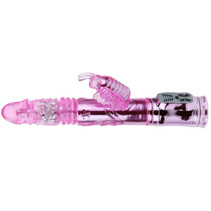 Baile – Oplaadbare vibrator met rotatie en kloppende Butterf stimulator