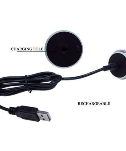 BAILE - RECHARGEABLE VIBRATOR WITH ROTATION AND THROBBING BUTTERF STIMULATOR
