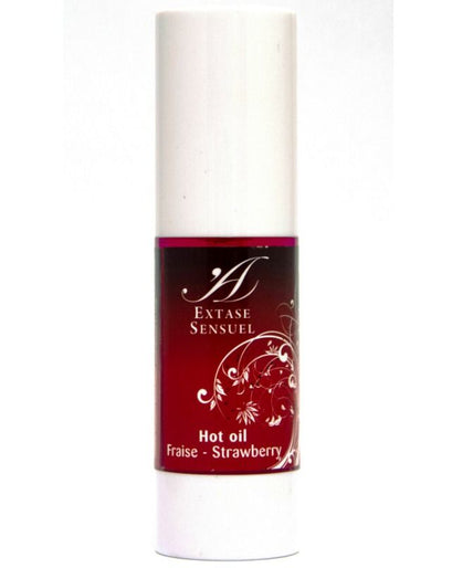 EXTASE SENSUAL - AARDBEI VERWARMENDE STIMULERENDE OLIE 30 ML