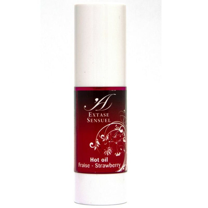 Extase Sensual – Aardbeienwarmte Stimulerende Olie 30 ml