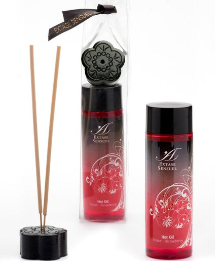 EXTASE SENSUAL - STRAWBERRY HEAT STIMULATING OIL 100 ML