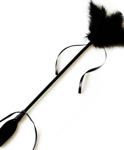 SECRETPLAY - BLACK WHIP & FEATHER