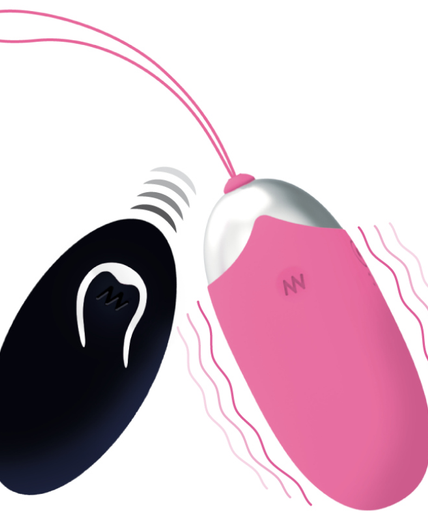 INTENSE - FLIPPY II VIBRATING EGG WITH REMOTE CONTROL PINK