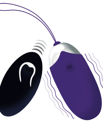 INTENSE - FLIPPY II VIBRATING EGG WITH REMOTE CONTROL PURPLE