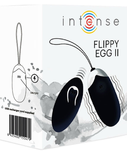 INTENSE - FLIPPY II VIBRATING EGG WITH REMOTE CONTROL BLACK
