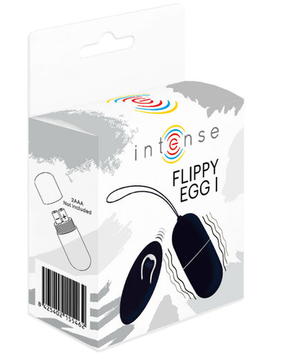 INTENSE - FLIPPY I VIBRATING EGG WITH REMOTE CONTROL BLACK
