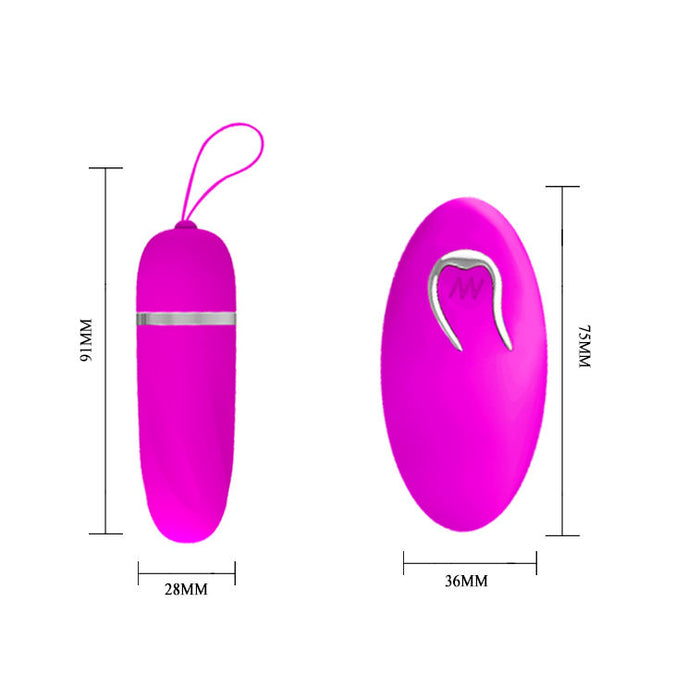 Pretty Love – Debby Vibrating Egg with Control
