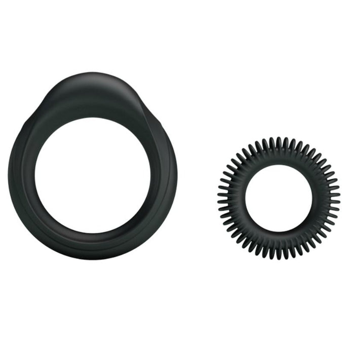 BAILE - SET VAN 2 SILICONEN RINGEN PENISRING MANNELIJKHEID