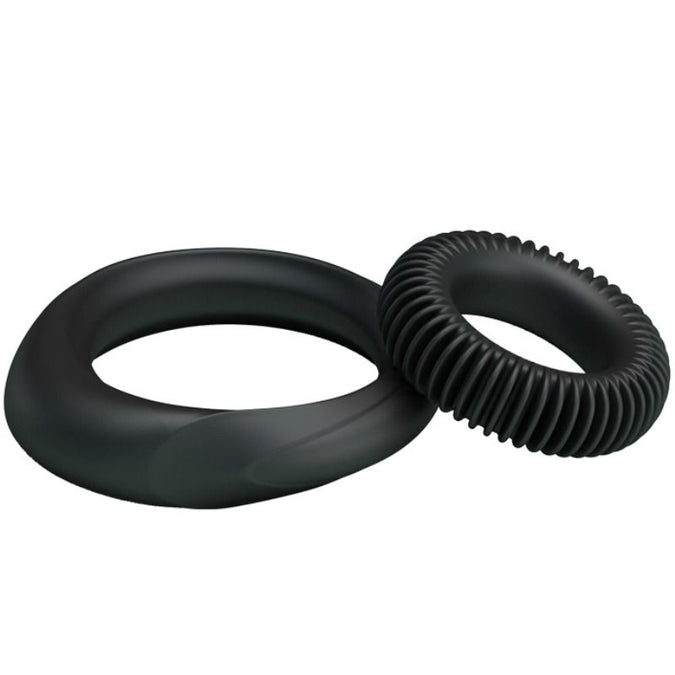 BAILE - SET VAN 2 SILICONEN RINGEN PENISRING MANNELIJKHEID