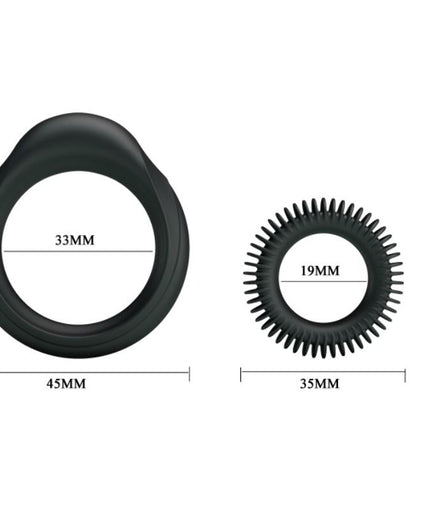 Baile – Kit 2 Silicone Rings Ring Manhood