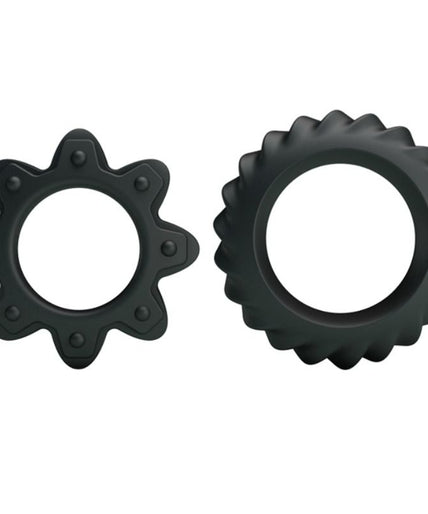 BAILE - KIT 2 RING FLOWERING SILICONE RINGS