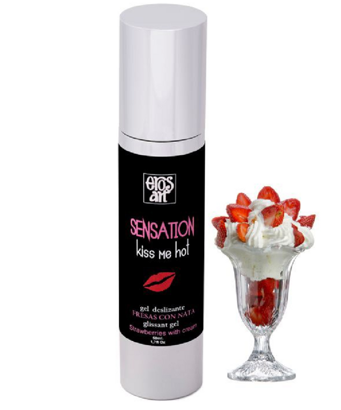 Eros-Art – Sensattion Natuurlijk glijmiddel Aardbeien met Slagroom 50 Ml