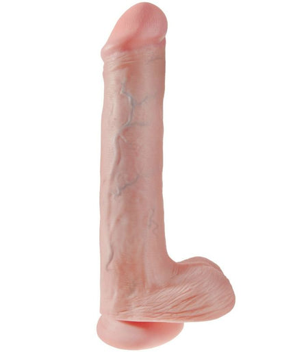 KING COCK - DILDO WITH BALLS 35.6 CM FLESH