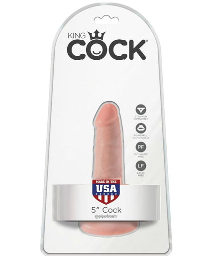 KING COCK - DILDO WITH BALLS 14 CM FLESH