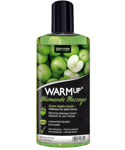 JOYDIVISION WARMUP - GREEN APPLE MASSAGE OIL - 150 ML