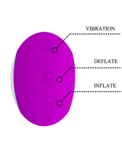 PRETTY LOVE - DEMPSEY RECHARGEABLE INFLATABLE VIBRATOR