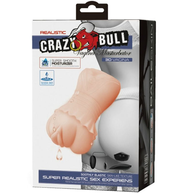 Crazy Bull – Water Skin Vagina Masturbator mit Vibrationskugeln