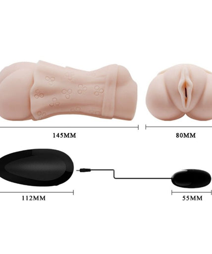 CRAZY BULL - WATER SKIN VAGINA MASTURBADOR WITH VIBRATING BULLET 2