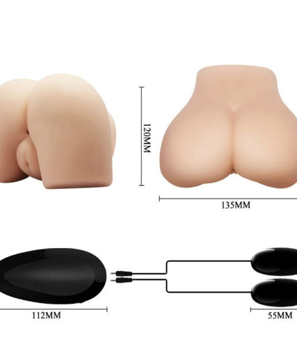 CRAZY BULL - REALISTIC VAGINA AND ANUS WITH VIBRATION POSITION 4