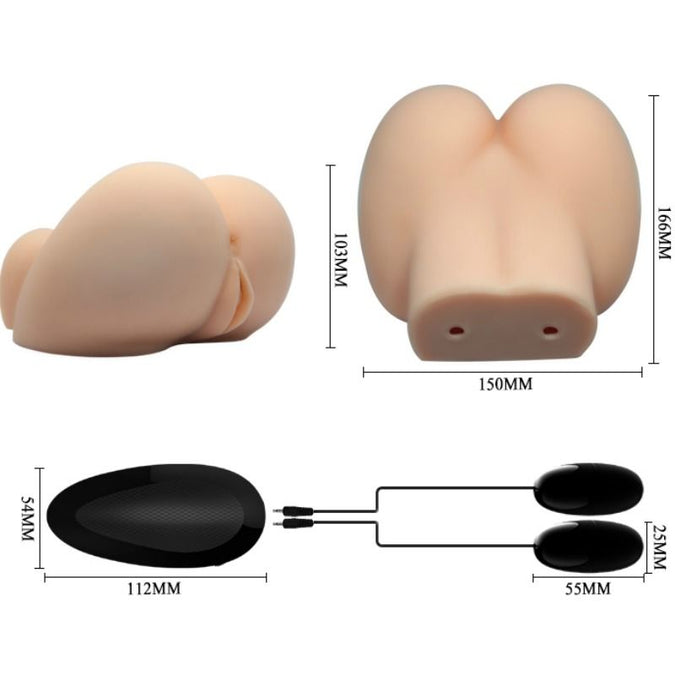 CRAZY BULL - REALISTISCHE VAGINA EN ANUS MET TRILLING POSITIE 6