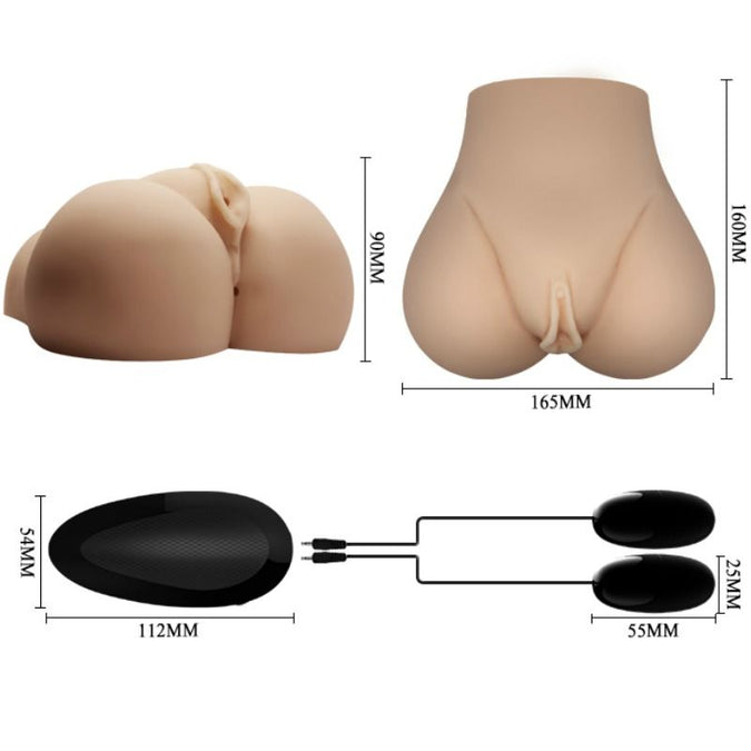 CRAZY BULL - REALISTISCHE VAGINA EN ANUS MET TRILLING POSITIE 7