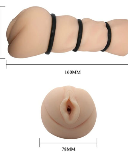 CRAZY BULL - VAGINA MASTURBATOR WITH RINGS