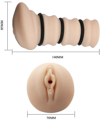 CRAZY BULL - MASTURBADOR WITH RINGS VAGINA MODEL 2