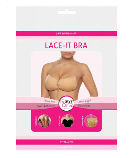 BYE-BRA - LACE-IT VERBETERING PUSH-UP BEIGE CUP D