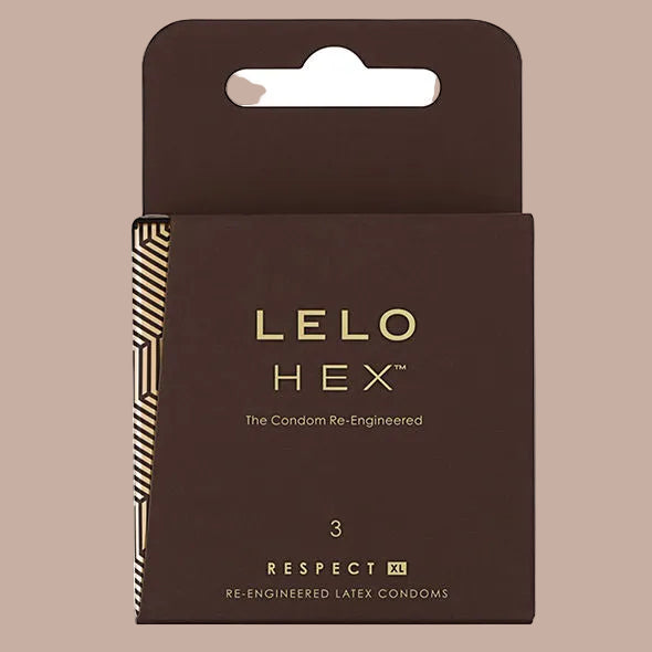 LELO HEX Condoms Respect XL – 3 Pack