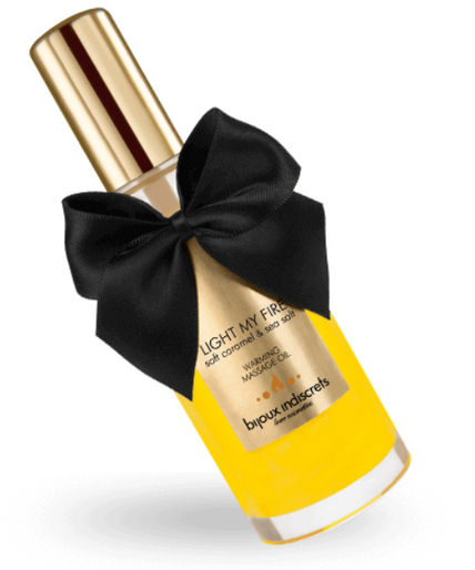 BIJOUX - MASSAGEOLIE WARMTE-EFFECT KARAMEL AROMA
