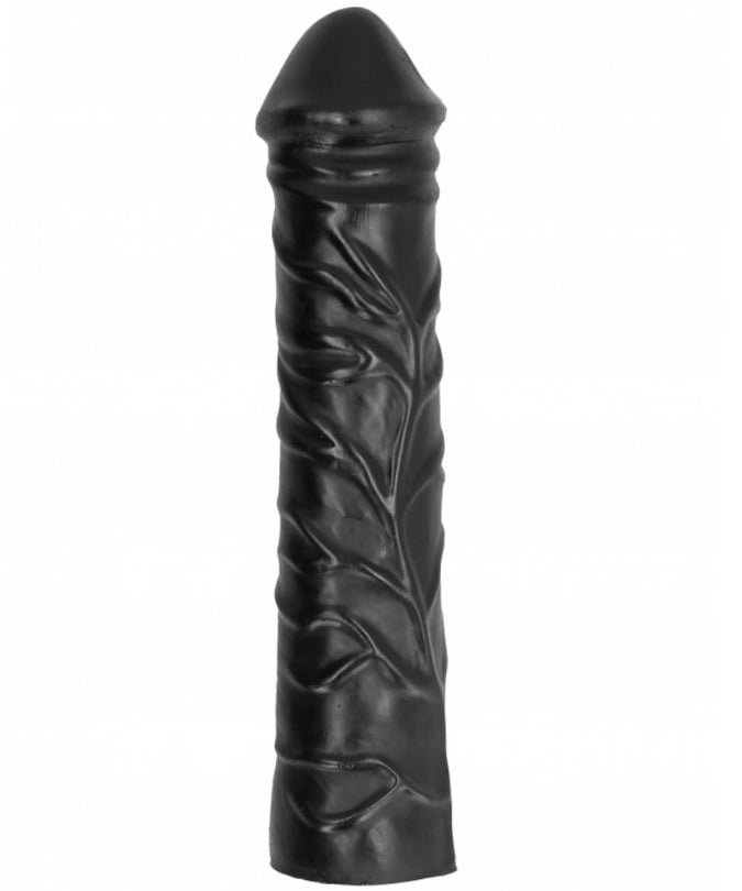 All Black – Giant Zachte Fisting Dildo Zwart 32 Cm