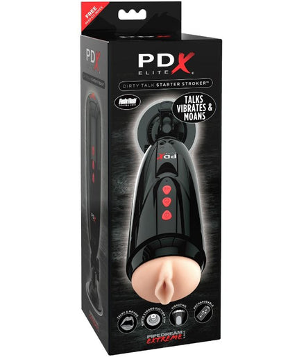 PDX ELITE - DIRTY TALK STARTER STROKER