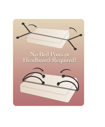 FETISH FANTASY SERIES - BED BINDINGS RESTRAINT KIT