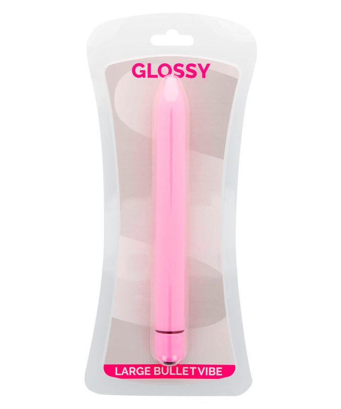 GLOSSY - SLIM VIBRATOR PINK