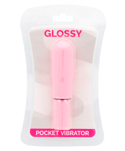 GLOSSY - POCKET VIBRATOR PINK