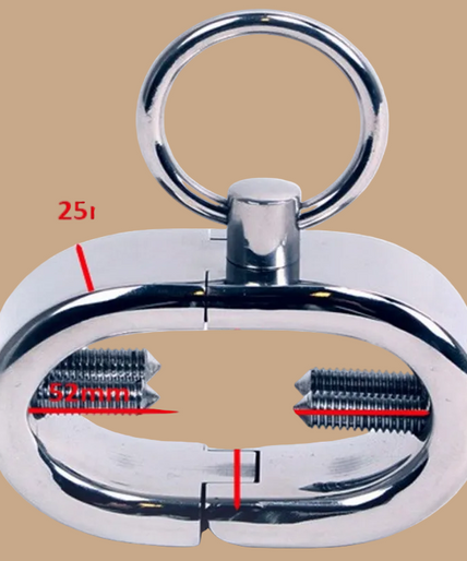 Metalen Harde Teelbal Armband – Roestvrij staal