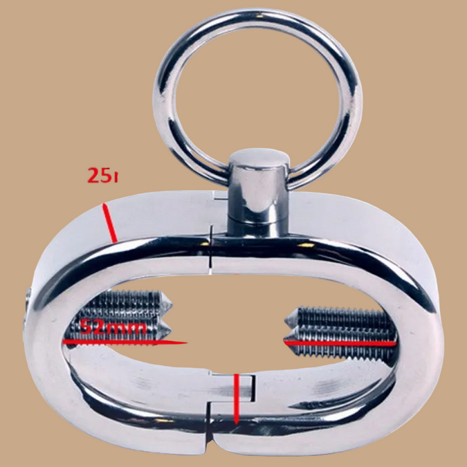 Metalen Harde Teelbal Armband – Roestvrij staal
