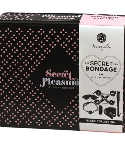 SECRETPLAY - BDSM SET 8 PCS BLACK