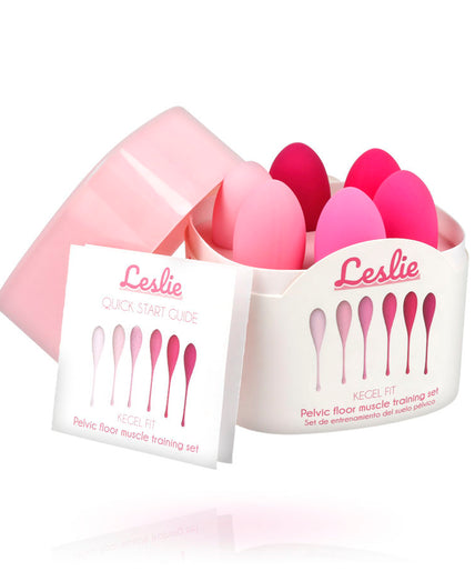 LESLIE - KEGEL FIT PELVIC MUSCLE TRAINING SET 6 WEIGHTS