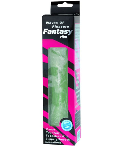 BAILE - WAVES OF PLEASURE VIBRATOR 23 CM GREEN