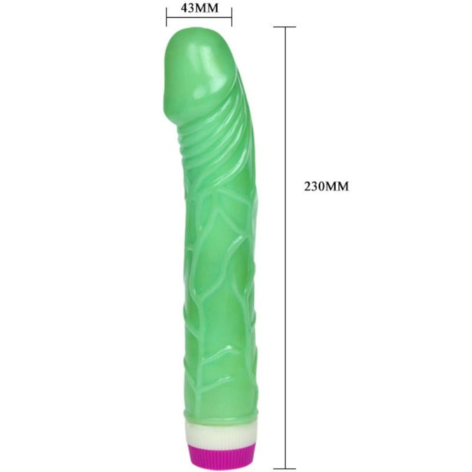 BAILE - WAVES OF PLEASURE VIBRATOR 23 CM GROEN