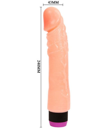 BAILE - NATURAL FLEXIBLE REALISTIC VIBRATOR 24 CM