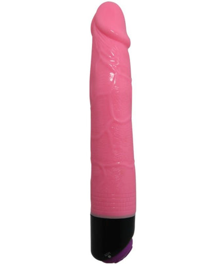BAILE - COLORFUL SEX REALISTIC VIBRATOR PINK 23 CM