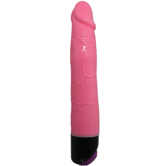 Baile – Colorful Sex Realistic Vibrator Pink 23 Cm