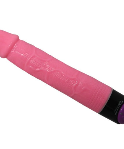 BAILE - COLORFUL SEX REALISTIC VIBRATOR PINK 23 CM