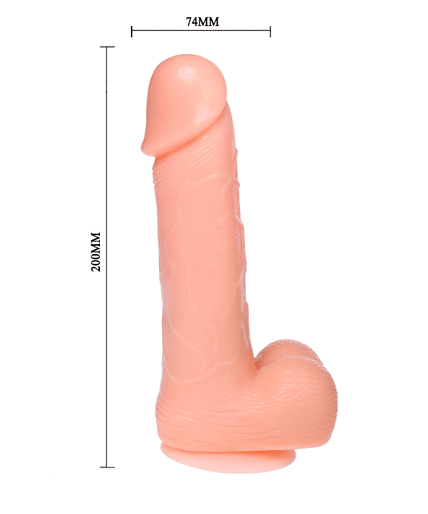 BAILE - REALISTIC DILDO DONG VIBRATION AND ROTATION 20 CM
