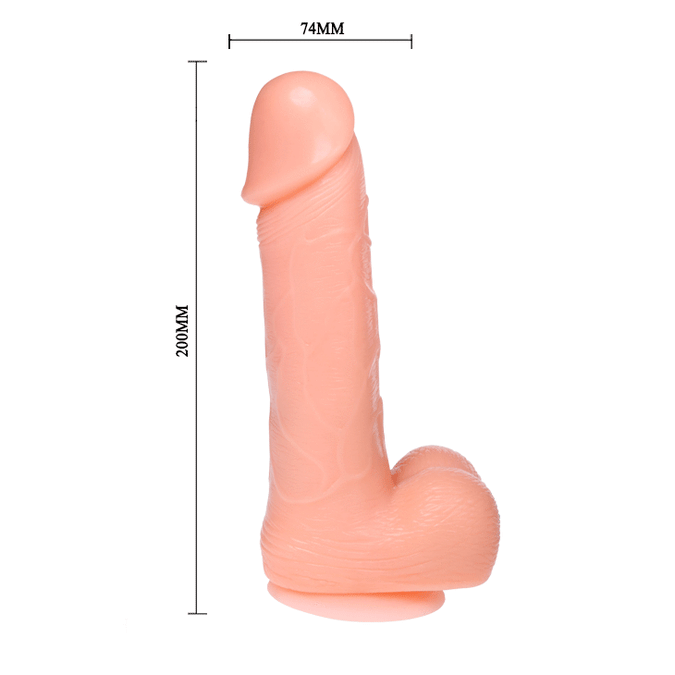 Baile – Realistische dildo met vibratie en rotatie, 20 cm
