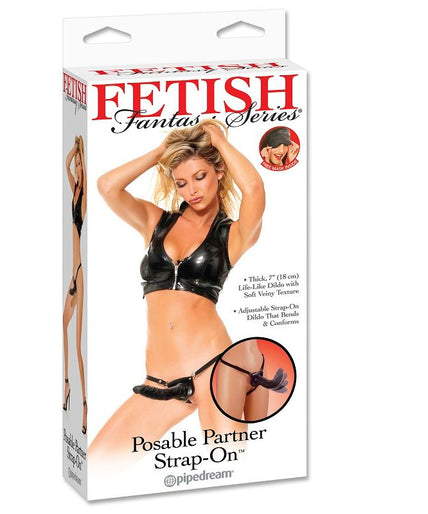 FETISH FANTASY SERIES - POSABLE PARTNER STRAP-ON